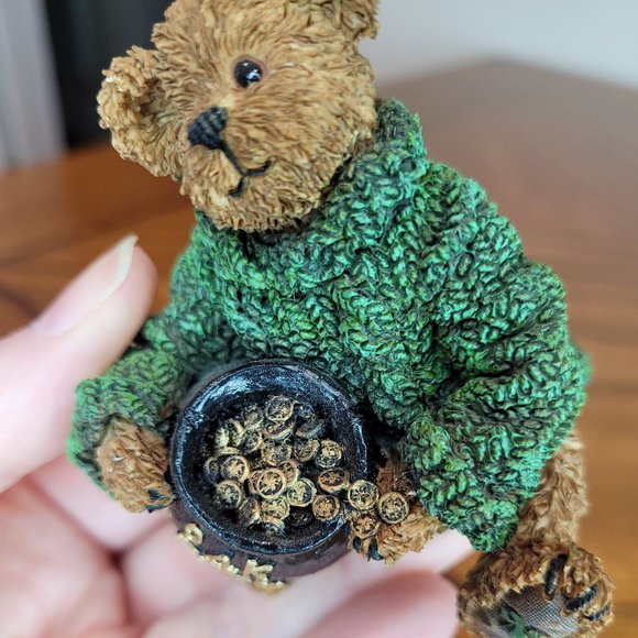 Boyds Bears Resin #227799 Lucky Liam "End Of The Rainbow" - Picture 2 of 4